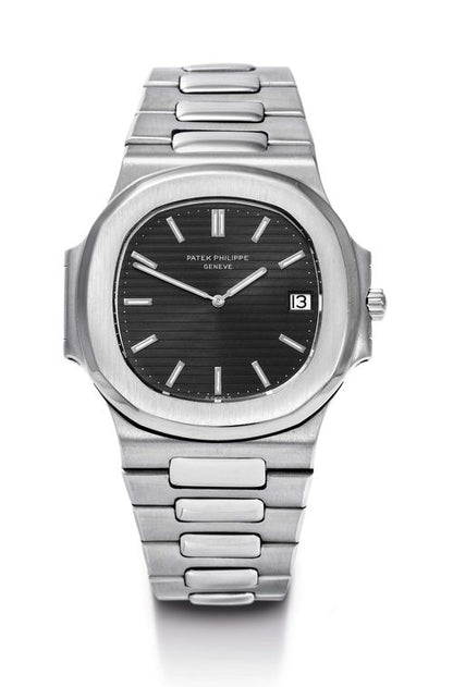 Patek Philippe montre gris tableau noir